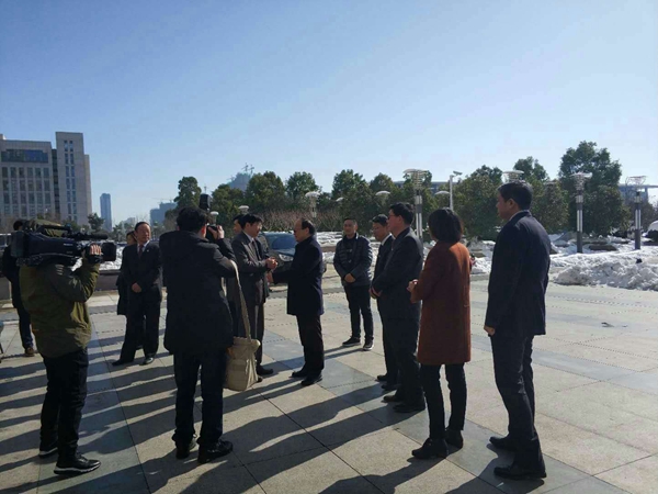 【博進(jìn)裝飾】賀淮南市檢查委員會(huì)揭牌儀式圓滿成功！